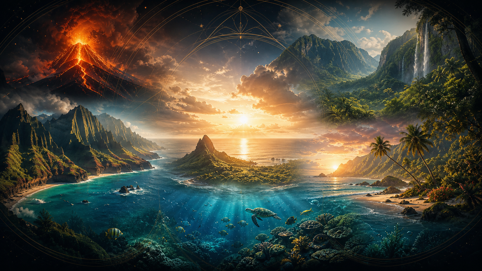 Festival of the Pacific cinematic environment